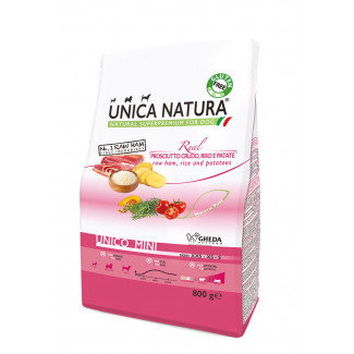 UNICA-NATURA-MINI–RAW HAM-RICE-&-POTATO-800g.